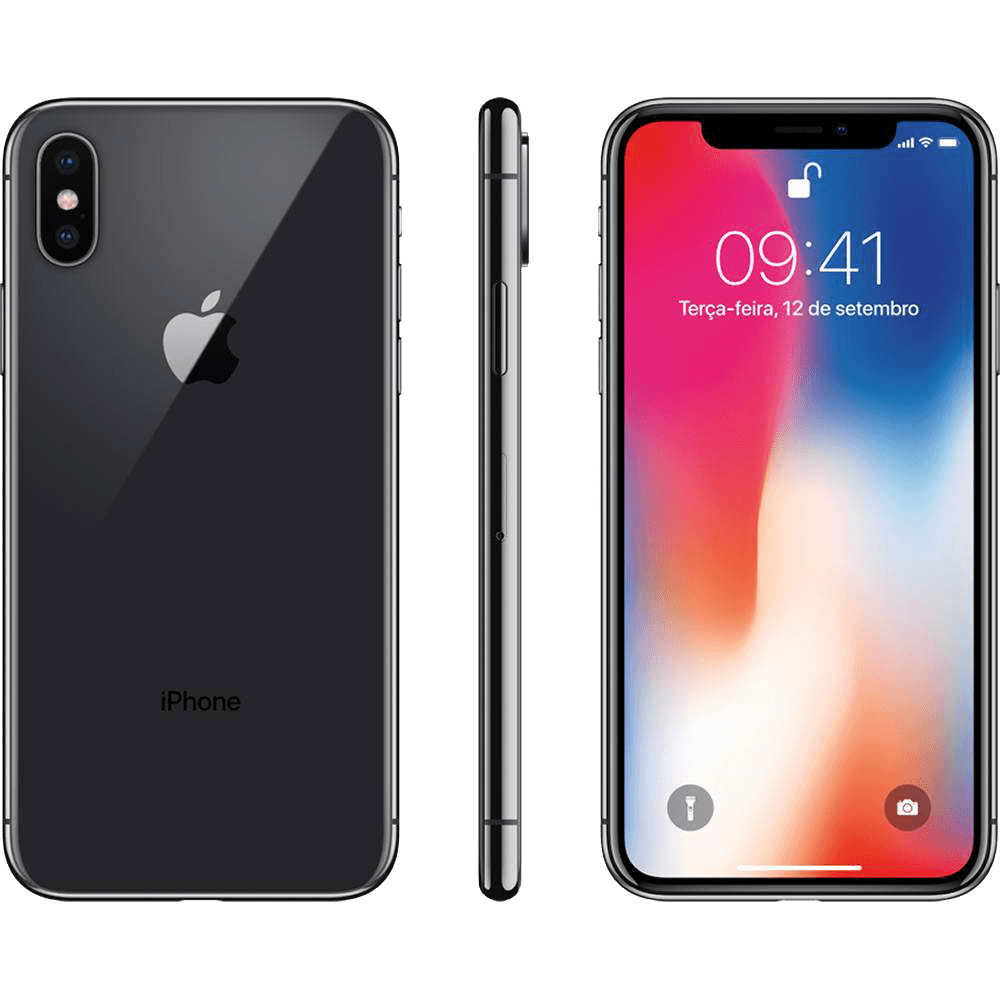 iPhone X Cinza Espacial 64GB Tela 5.8