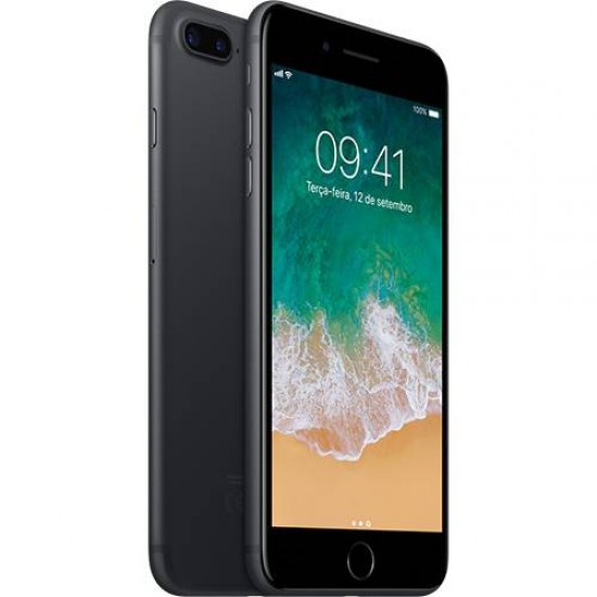 iPhone 7 Plus 32GB Preto Matte Tela Retina HD 5,5" 3D Touch Câmera Dupla de 12MP - Apple