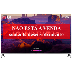 Smart TV LED 43" LG 43UK6510 Ultra HD 4k